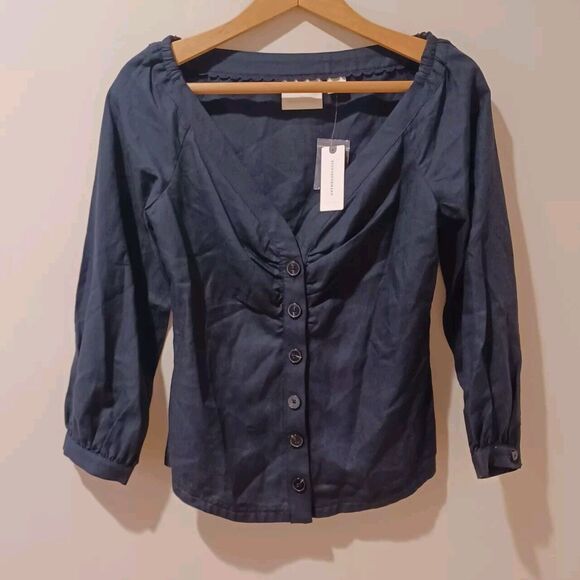 Maeve Black Blouse - Picture 3 of 9